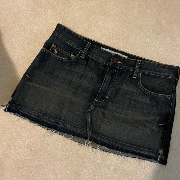 Abercrombie & Fitch Jean mini skirt-10 like new - Picture 1 of 6